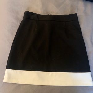 Laundry Black and White Skirt